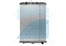 Chladič vody DAF XF105 05.10- N/KPL BE TITANX DF2035N