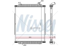 Chladič vody Renault RVI PREMIUM (00-) 810x689x40 bez rámu