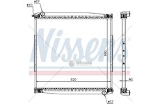 Chladič vody Scania R (95-) 860x964x40 bez rámu