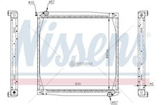 Chladič vody Scania R (95-)  860x964x40 kompl.