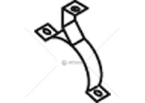 Drzak, vyfukovy system DINEX DIN64818