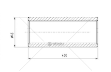 Pouzdro listového pera VOLVO FH12/16 CSY AZVO-0022