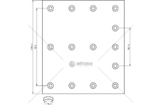 Sada brzdoveho oblozeni, bubnova brzda TEXTAR 19071/18,1TEX