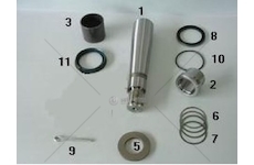 Sada opravárenská svislého čepu VOLVO FI48 1-KOLO BEZ ložisk GENISIO G-760