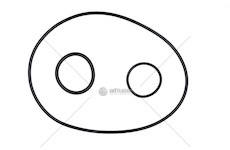 Sada těsnění, odvětrání klikové skříně ELRING EL964370