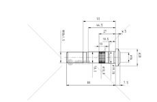 Šroub kola RVI M18*1,5*79 DL.GW.28MM CSY AZRE-0015