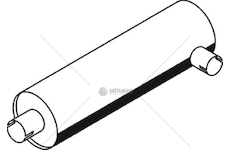 Střední-/zadní tlumič výfuku DINEX DIN64342