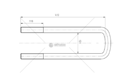 Třmen pera MAN M27*2*101*410 CSY K-AZMA-0020-A