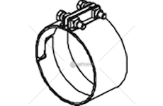 Upínač, výfukový systém DINEX DIN28904