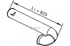 Výfuková trubka DINEX DIN21632