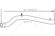 Výfuková trubka DINEX DIN28503