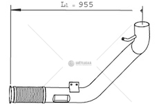 Výfuková trubka DINEX DIN29242