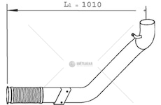 Výfuková trubka DINEX DIN29244