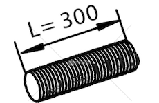 Výfuková trubka DINEX DIN47259