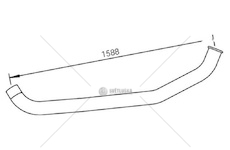 Výfuková trubka DINEX DIN47610