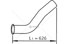 Výfuková trubka DINEX DIN48120