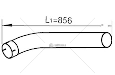 Výfuková trubka DINEX DIN48222