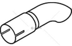 Výfuková trubka DINEX DIN52761