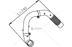 Výfuková trubka DINEX DIN54191