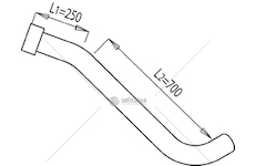 Výfuková trubka DINEX DIN68168