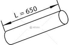 Výfuková trubka DINEX DIN81660