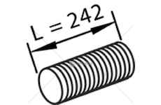 Výfuková trubka DINEX DIN82137