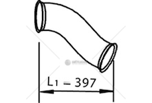 Výfuková trubka DINEX DIN82210