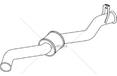 Zadní tlumič výfuku DINEX DIN68691