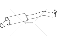 Zadní tlumič výfuku DINEX DIN68717