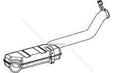 Zadní tlumič výfuku DINEX DIN68718