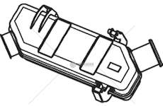 Zadní tlumič výfuku DINEX DIN68719