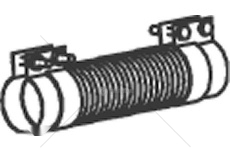 Zvlněná trubka, výfukový systém DINEX DIN53274