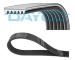 ozubený klínový řemen DAYCO 6PK1050HD